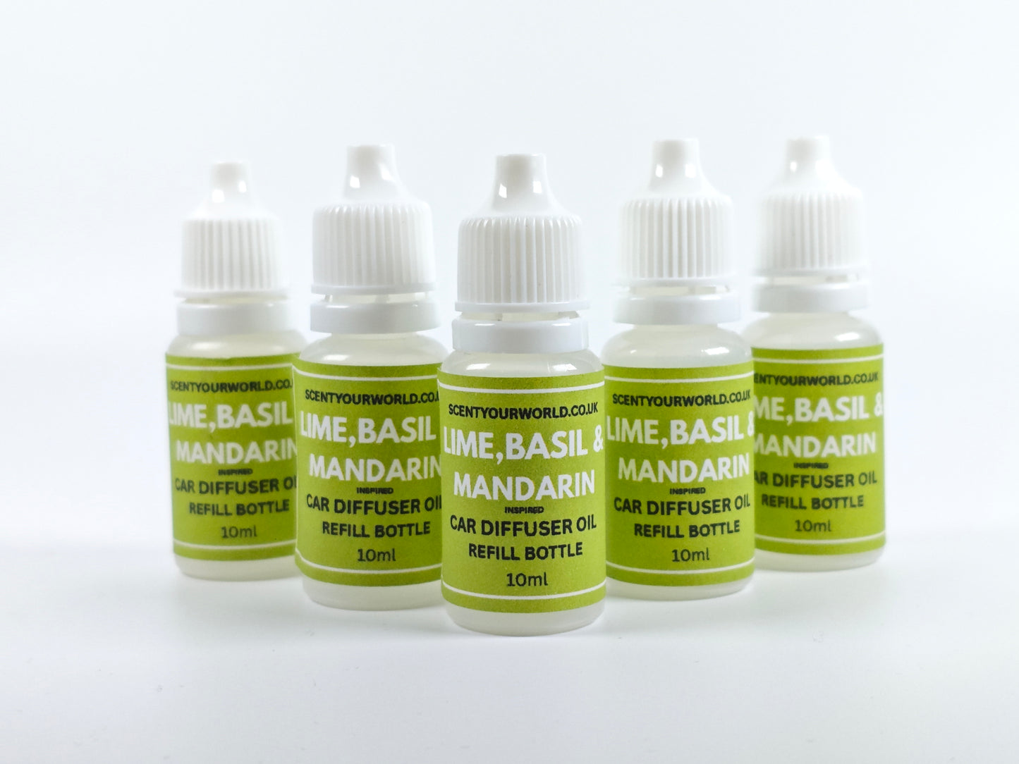 Car diffuser refill bottle - Lime, basil, and mandarin - Inspired scent