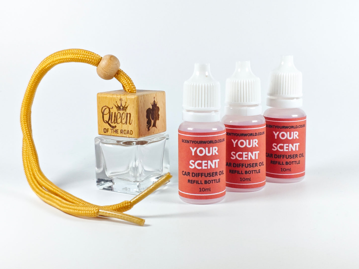 Fun refillable car diffuser - Queen of the road