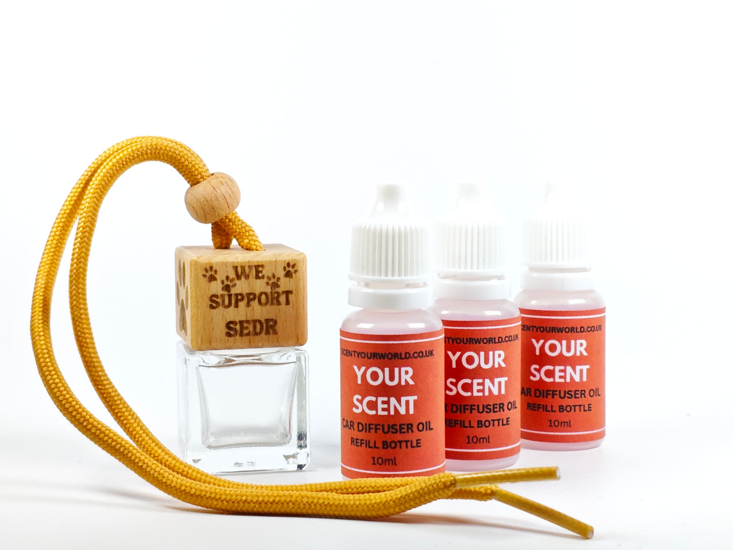 Refillable charity car diffuser - SEDR