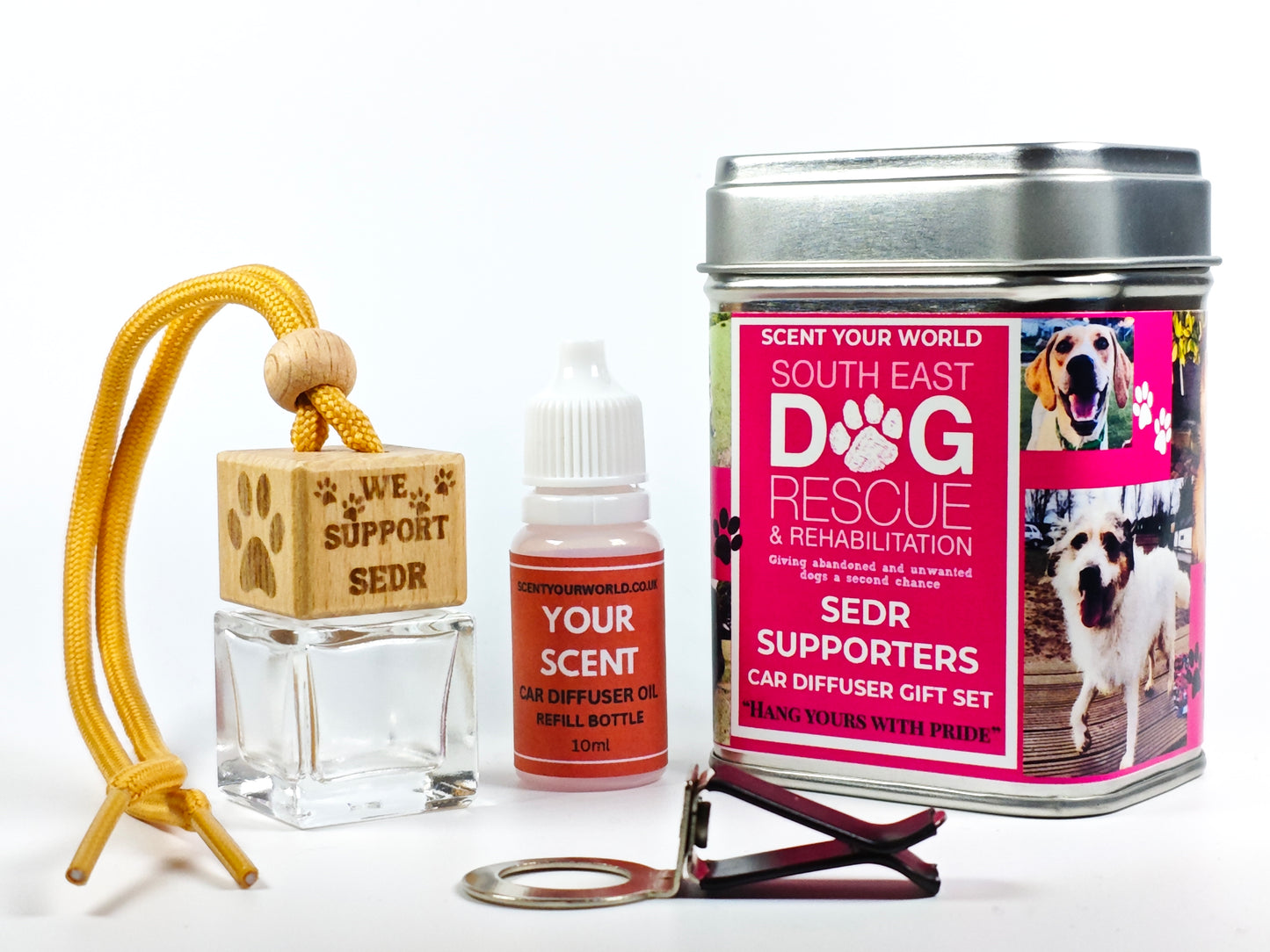 Charity car diffuser gift set - SEDR