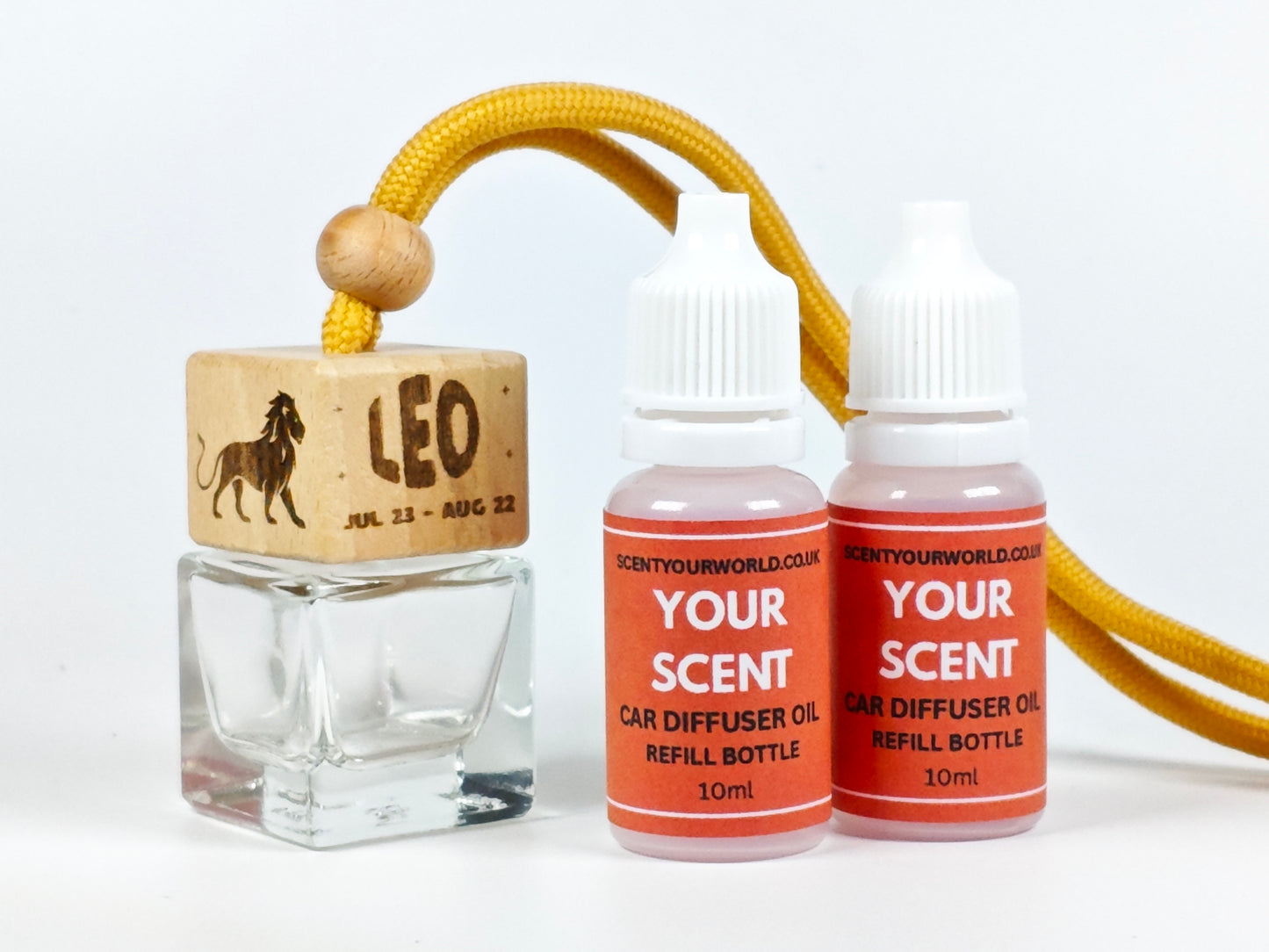 Leo - Zodiac - Refillable car diffuser