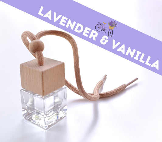 Refillable car diffuser - Lavender & vanilla