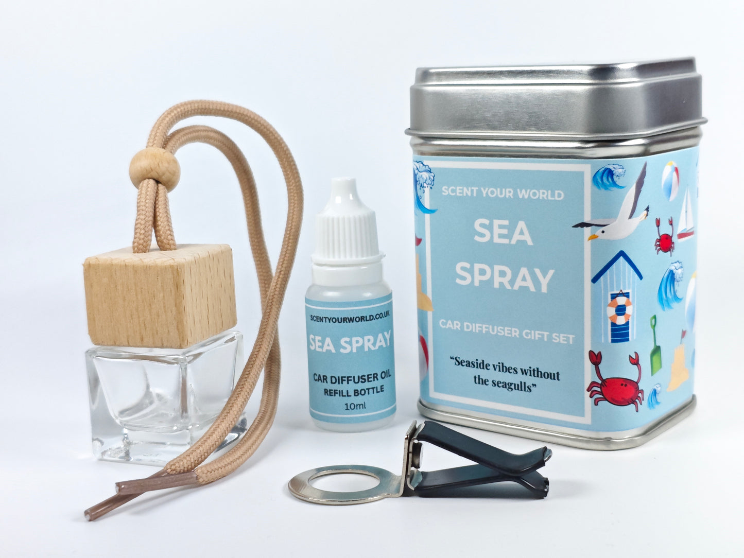 Refillable car diffuser - Sea spray