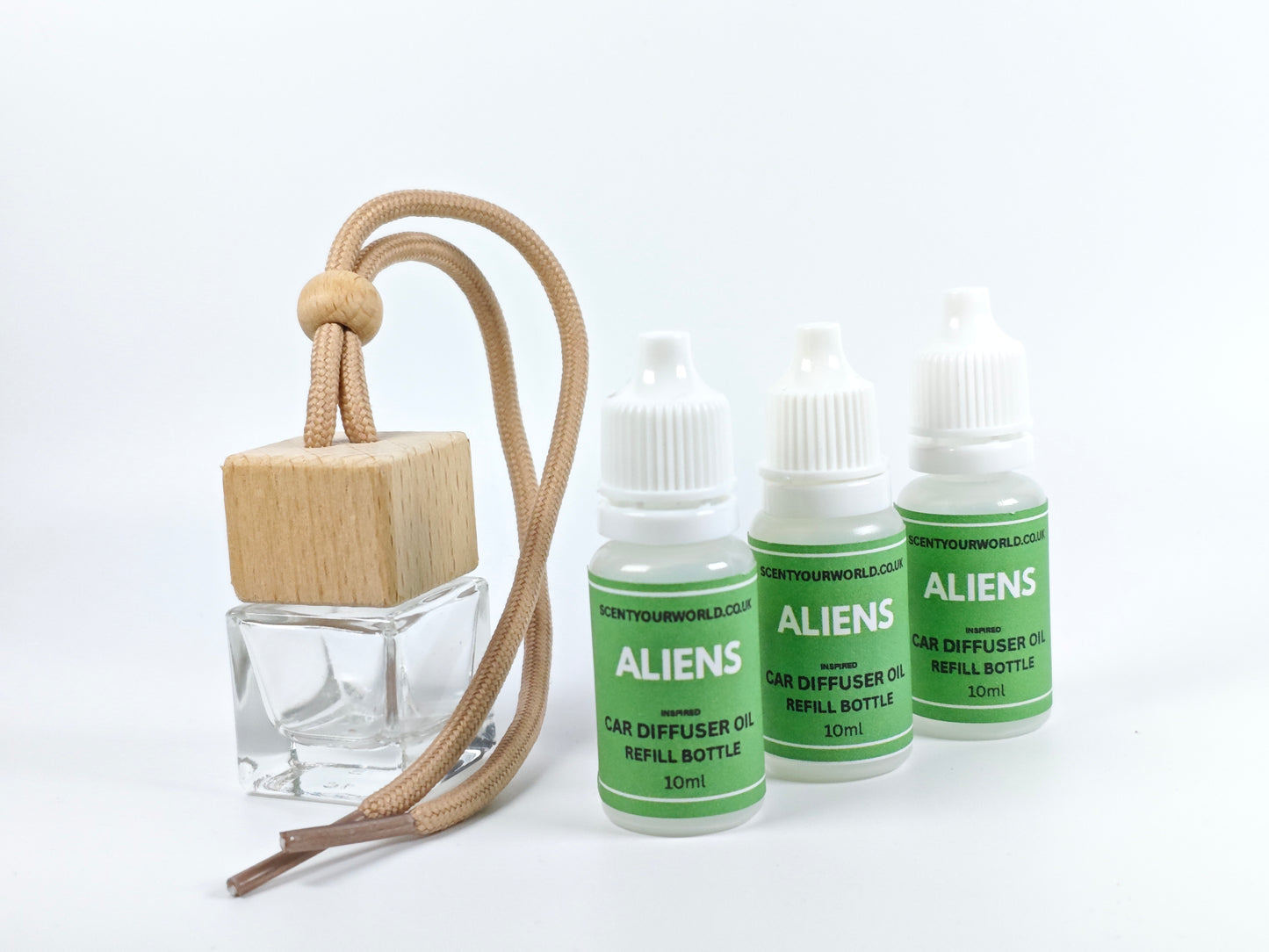 Refillable car diffuser - Aliens - Inspired scent