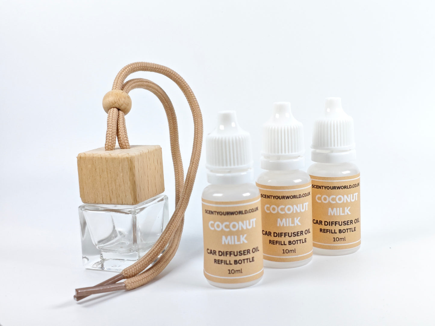 Refillable Car diffuser - Coconut milk