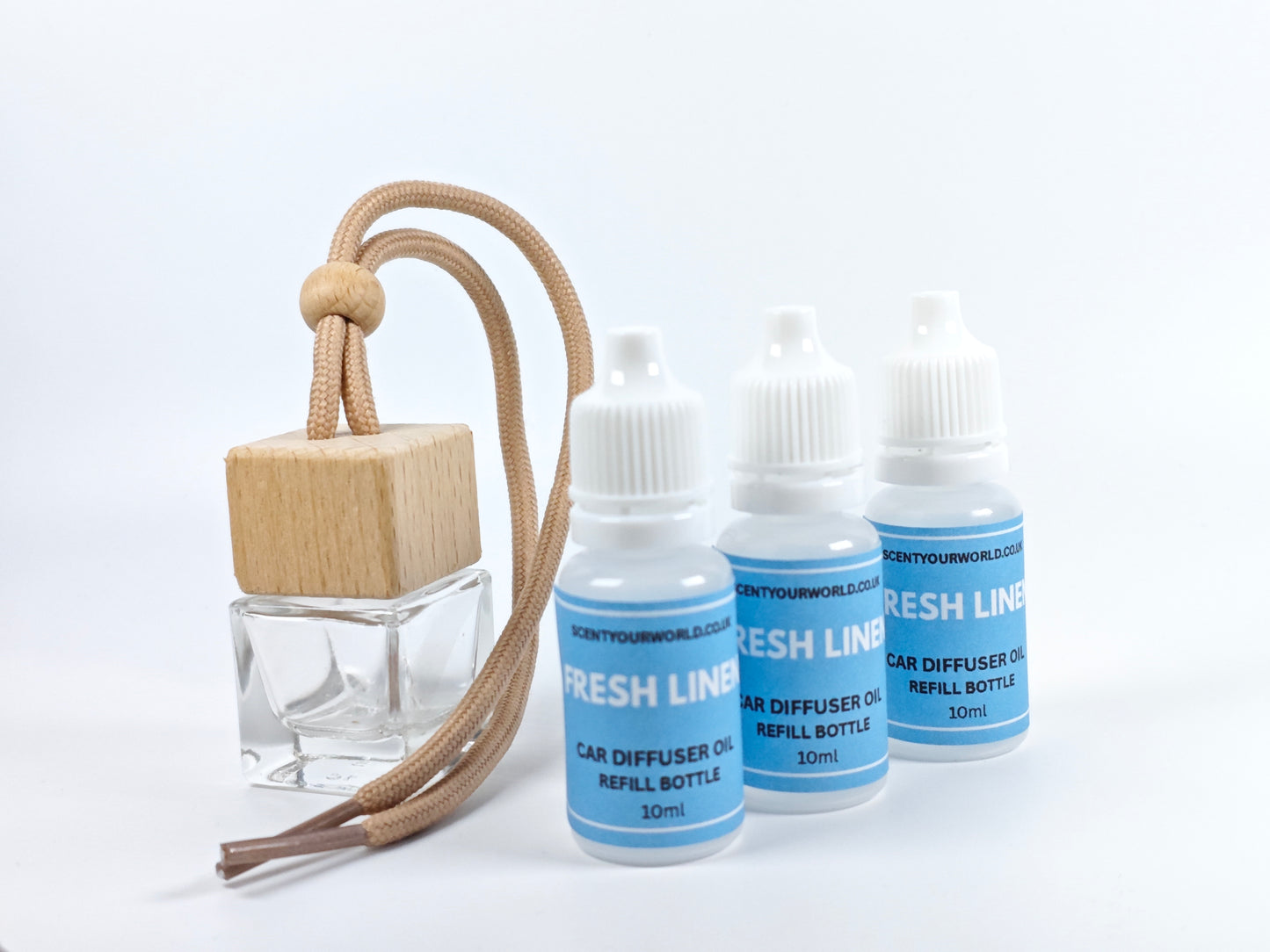 Refillable car diffuser - Fresh linen