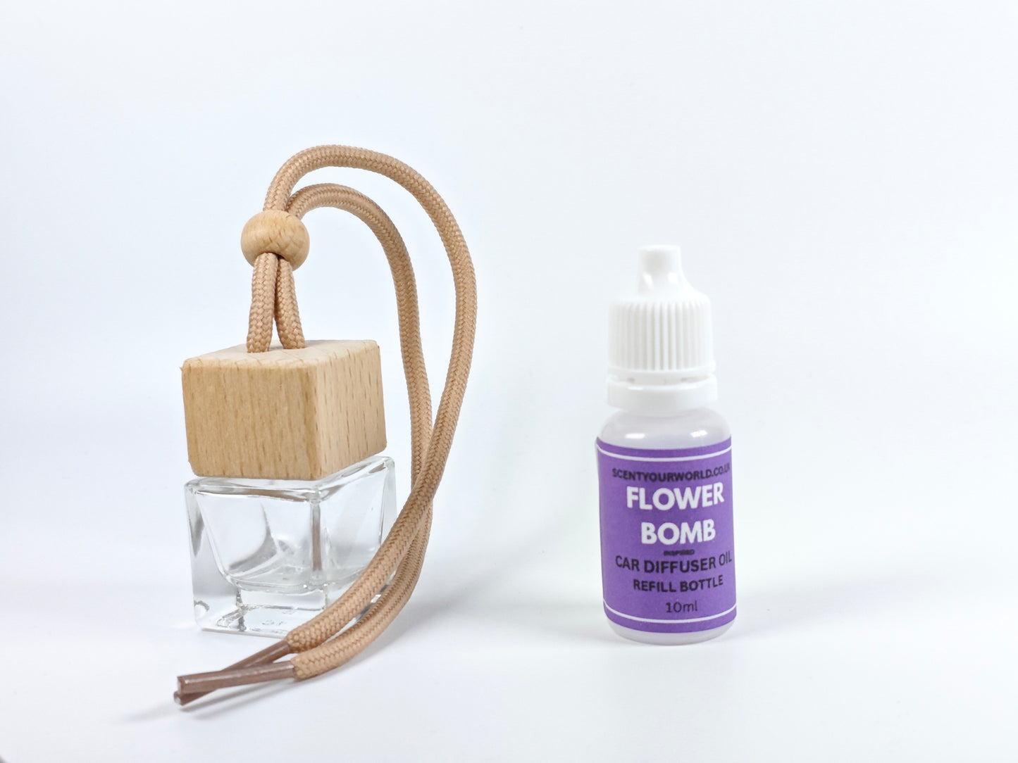 Refillable car diffuser - Flower bomb - Inspired scent