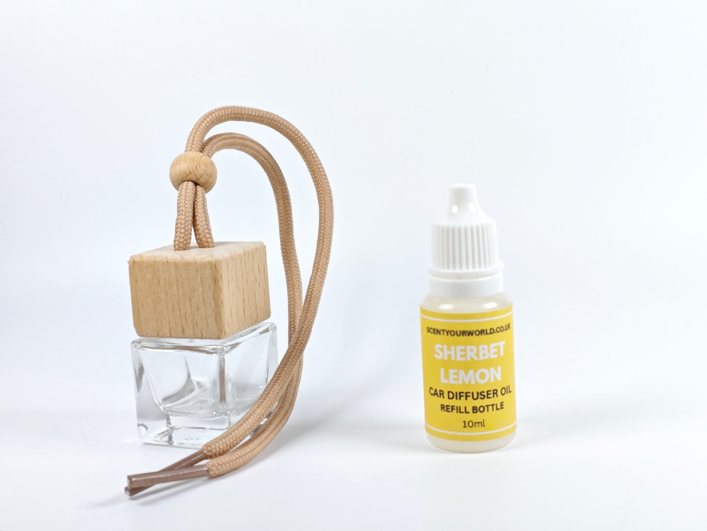 Refillable car diffuser - sherbet lemon