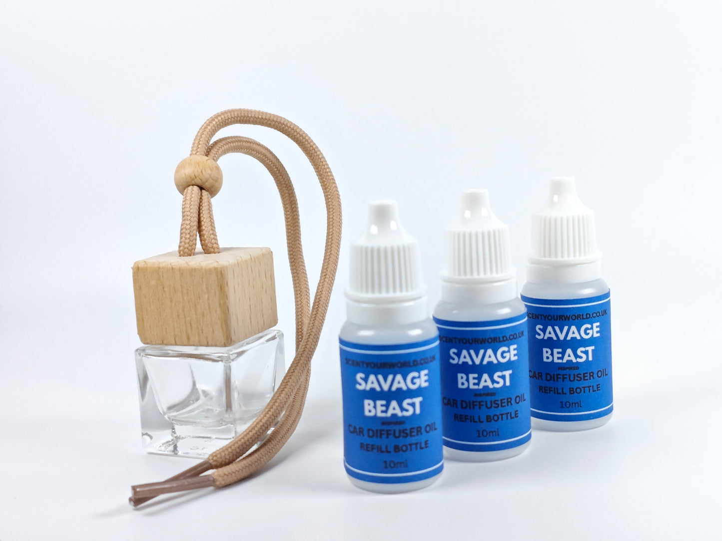 Refillable car diffuser - Savage beast - Inspired scent