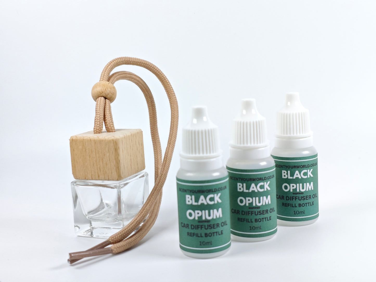 Refillable car diffuser - Black opium - Inspired scent