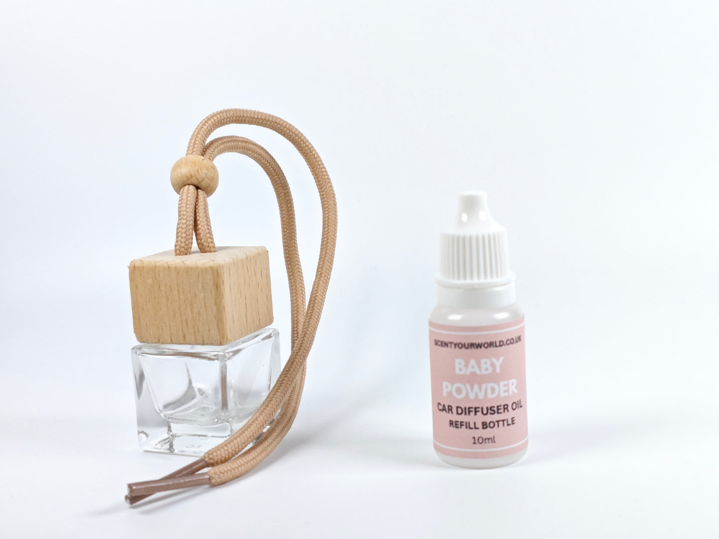 Refillable car diffuser - Baby powder