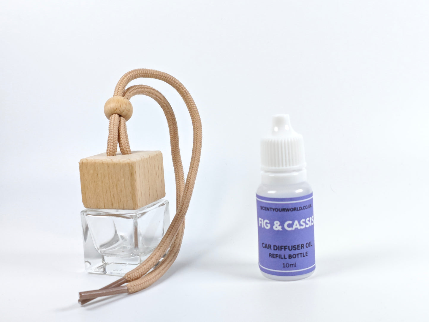Refillable car diffuser - Fig & cassis