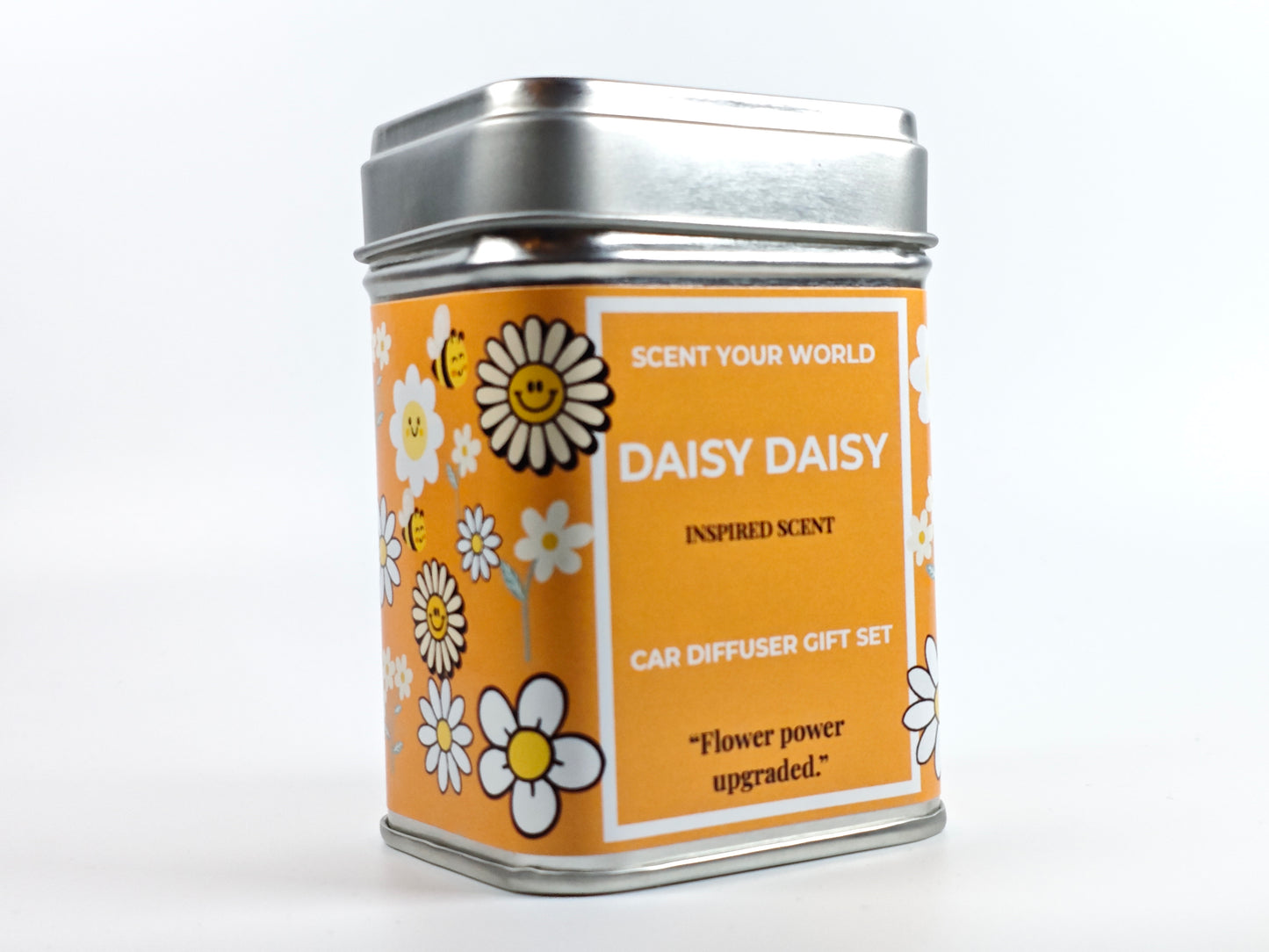 Refillable car diffuser gift set - Daisy daisy - Inspired scent