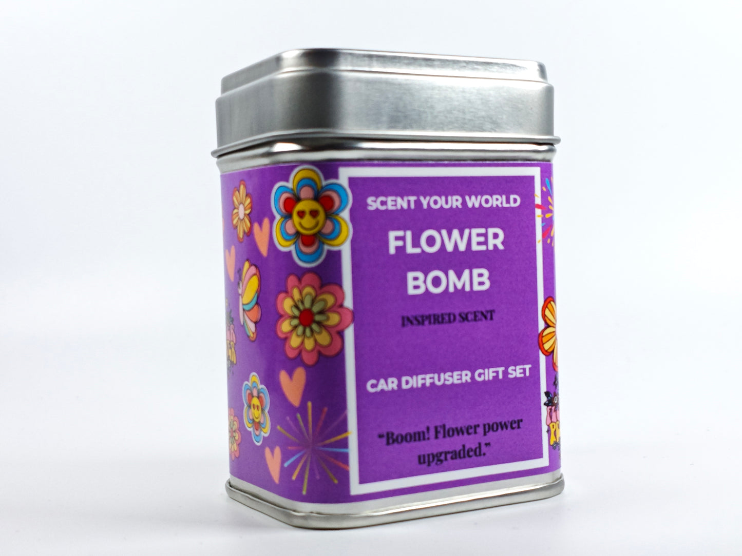 Refillable car diffuser gift set - Flower bomb- Inspired scent