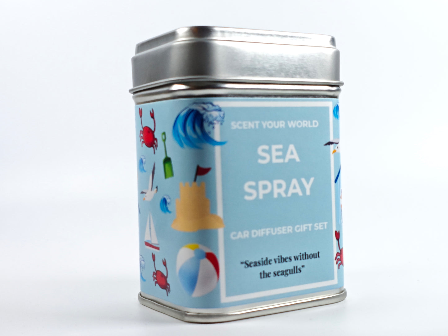 Refillable car diffuser gift set - Sea spray