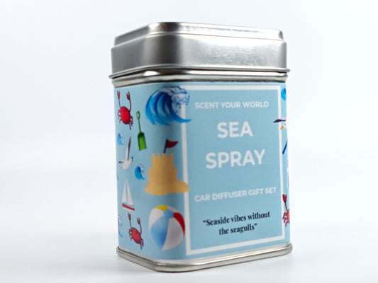 Refillable car diffuser gift set - Sea spray