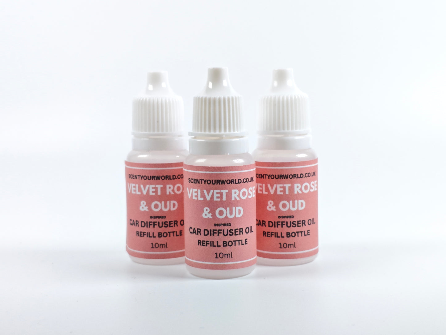 Car diffuser refill bottle - Velvet rose & oud - Inspired scent