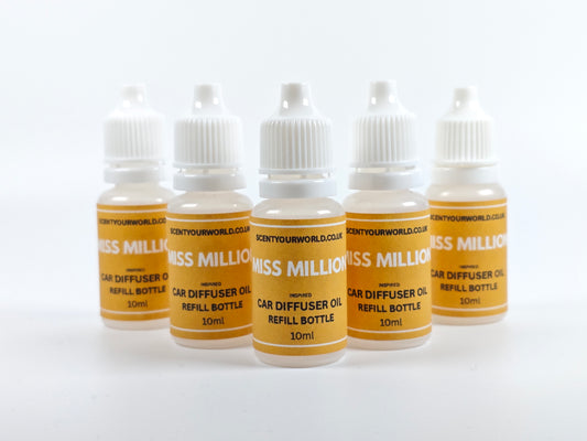 Car diffuser refill bottle - Miss million - Inspired scent