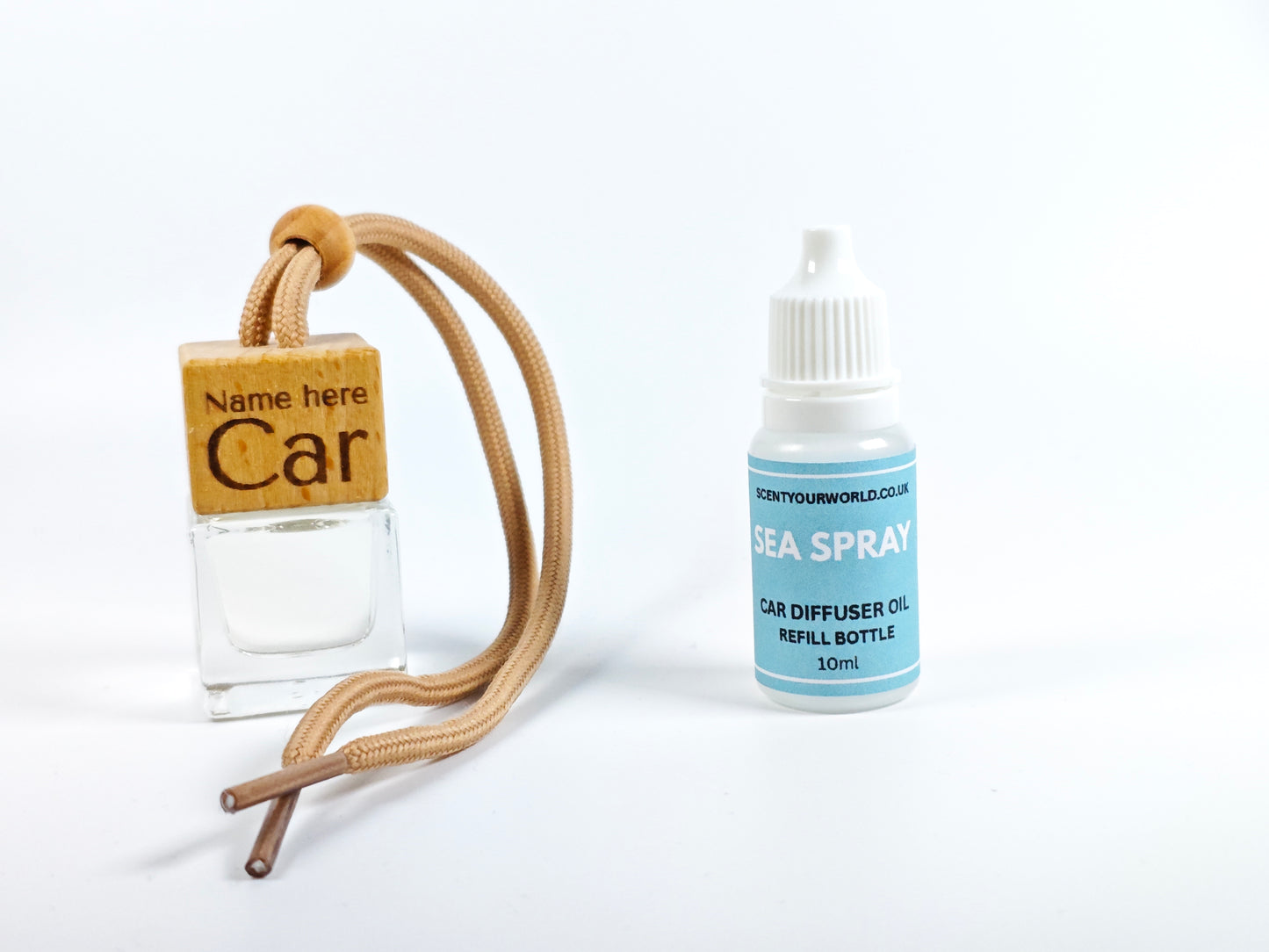 Personalised refillable car diffuser - Sea spray