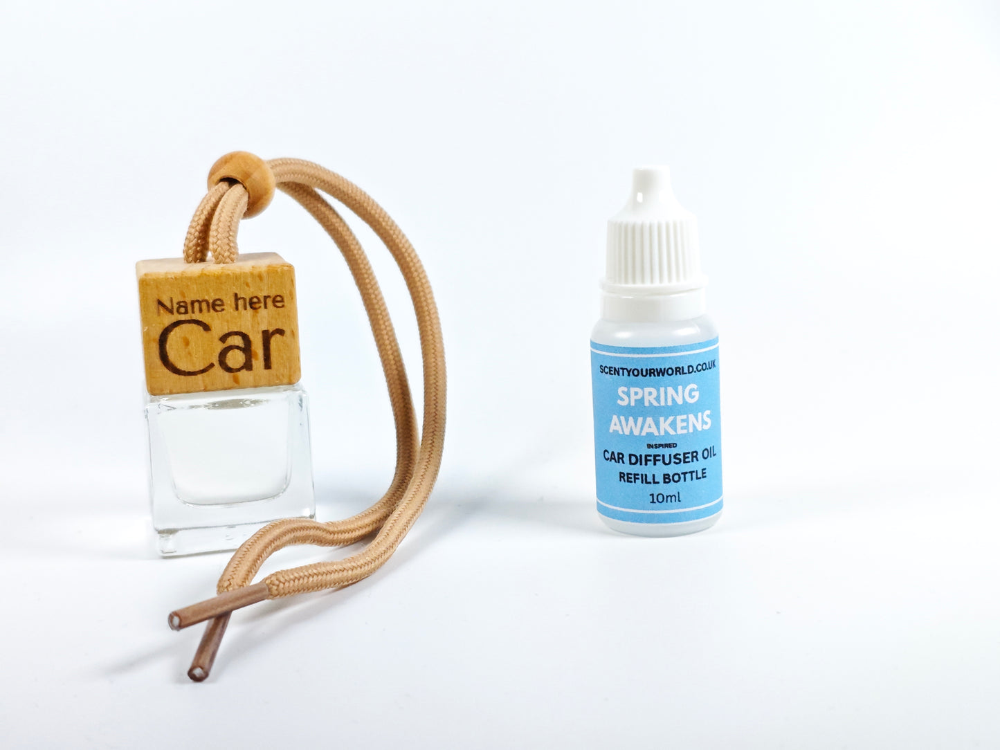 Personalised refillable car diffuser - Spring awakens - Inspired scent