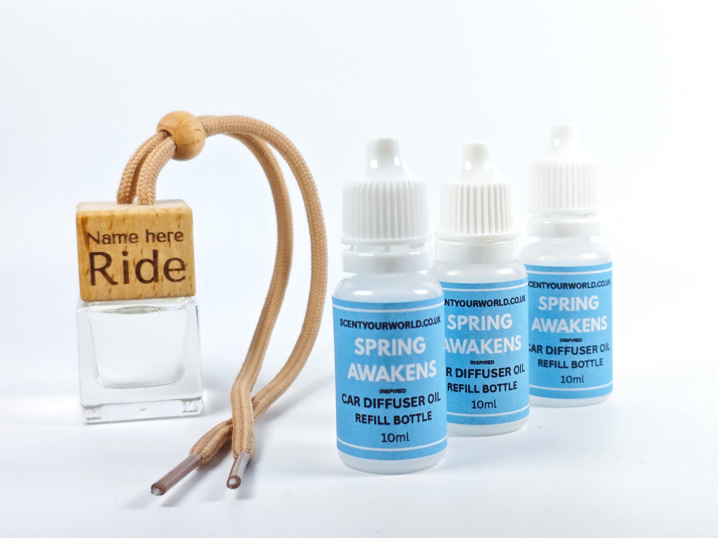 Personalised refillable car diffuser - Spring awakens - Inspired scent