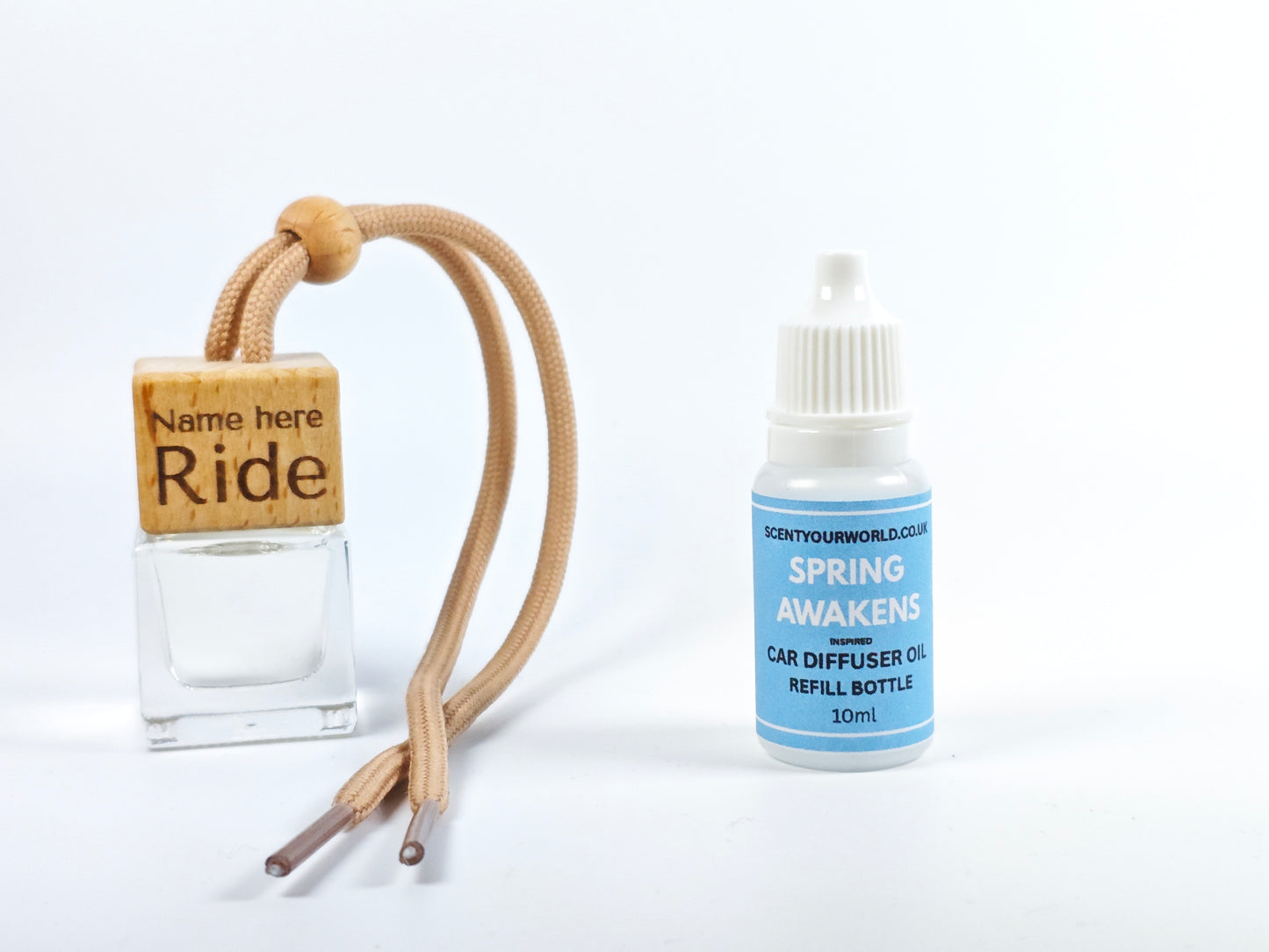 Personalised refillable car diffuser - Spring awakens - Inspired scent