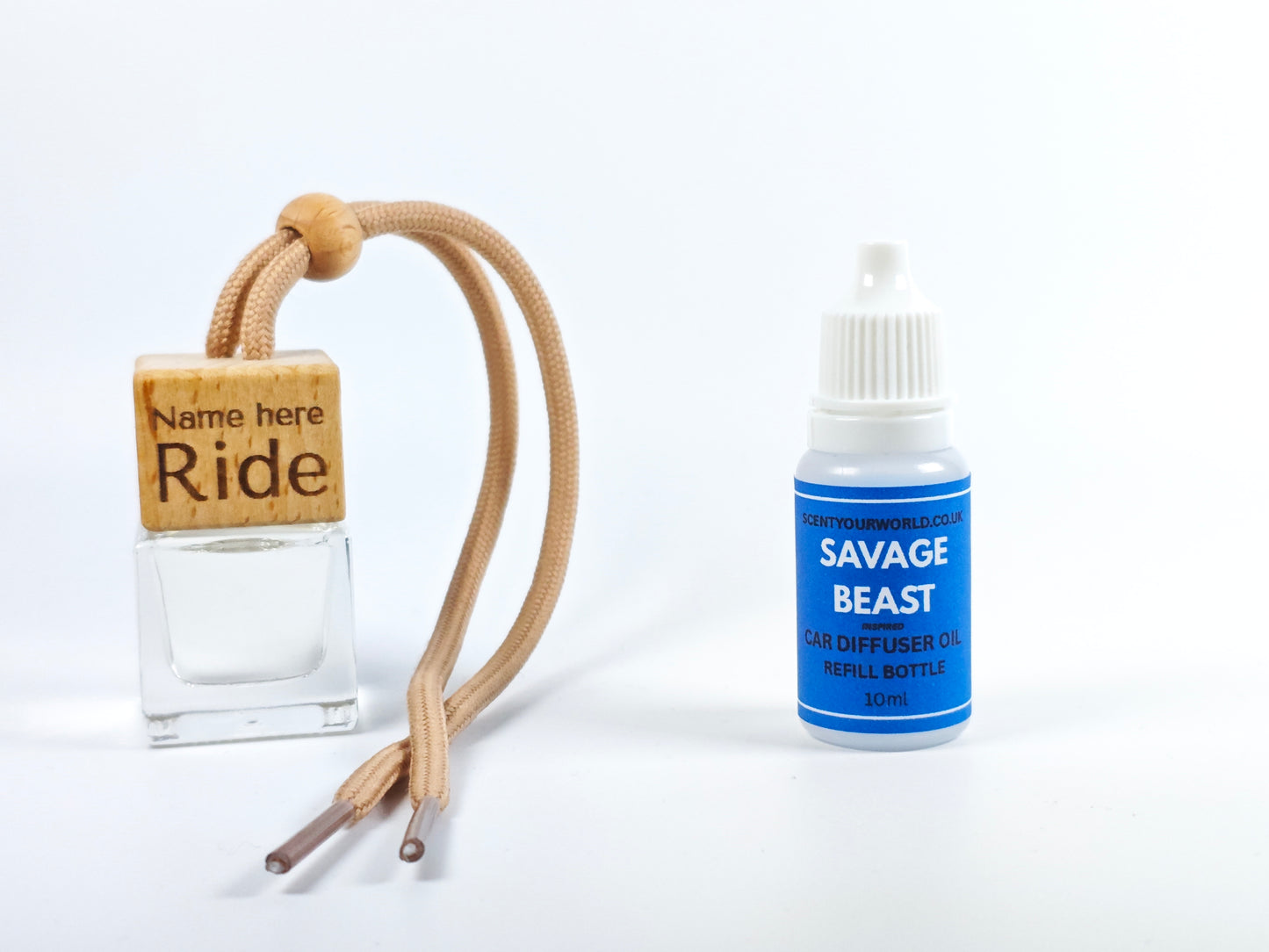Personalised refillable car diffuser - Savage beast - Inspired scent