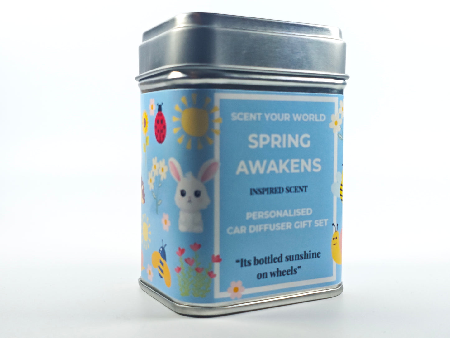 Personalised car diffuser gift set - Spring awakens - Inspired scent