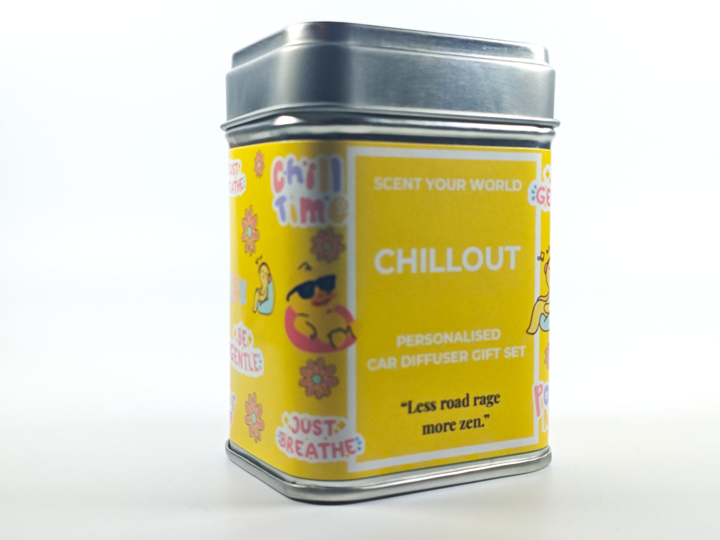 Personalised car diffuser gift set - Chill out