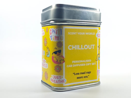 Personalised car diffuser gift set - Chill out