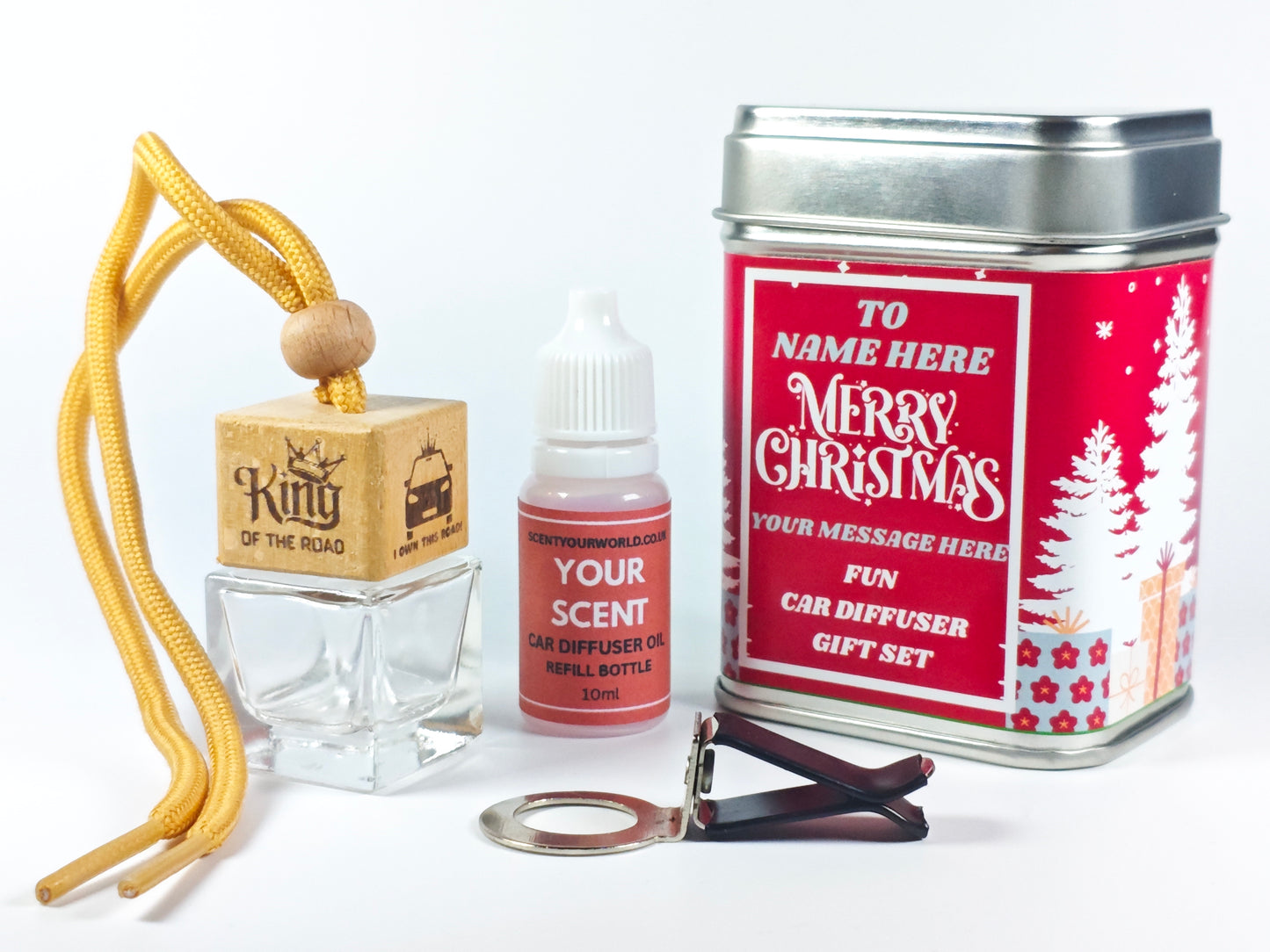 Christmas car diffuser gift set - King of the road