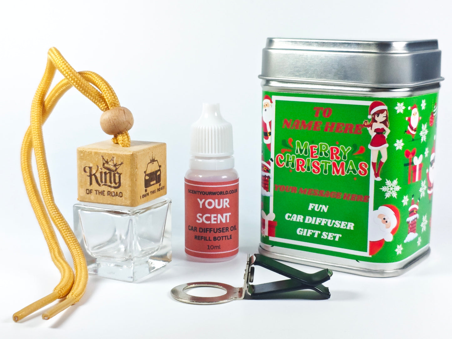 Christmas car diffuser gift set - King of the road