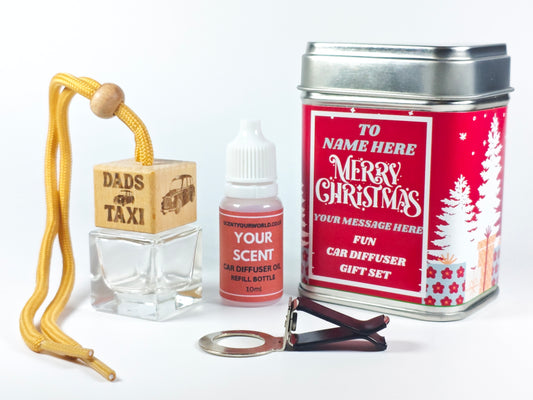 Christmas car diffuser gift set - Dad's taxi