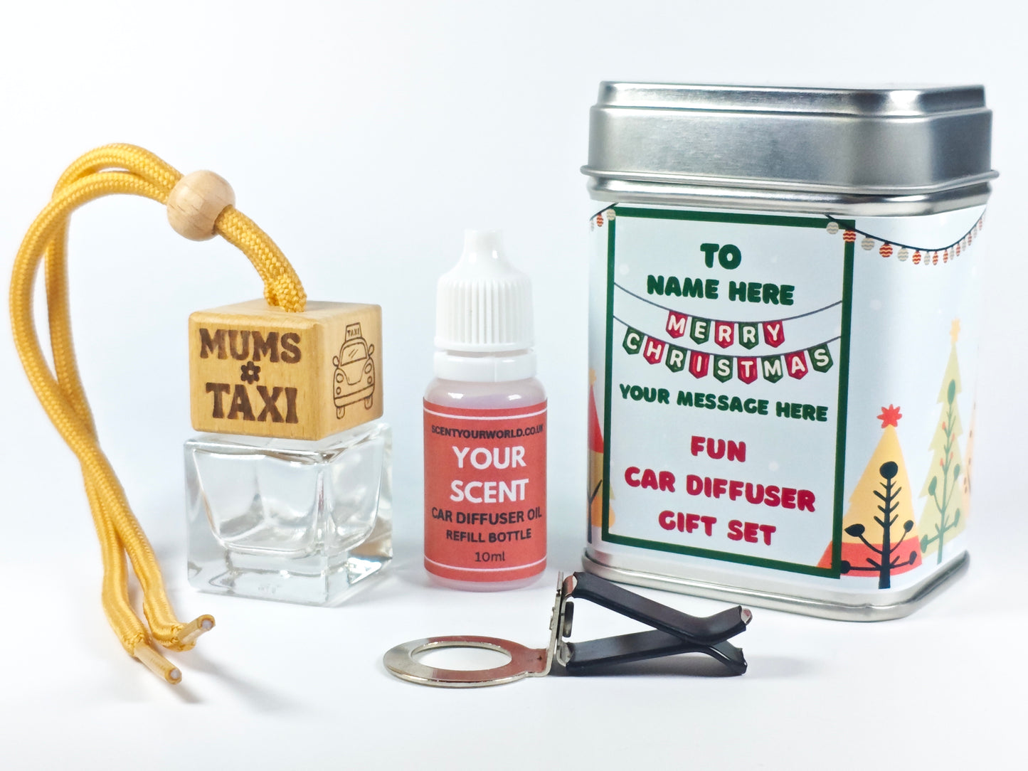 Christmas car diffuser gift set - Mum's taxi