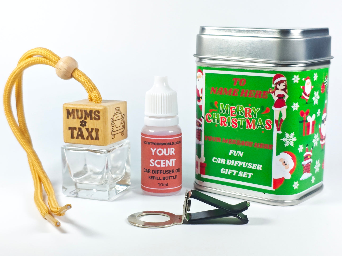 Christmas car diffuser gift set - Mum's taxi