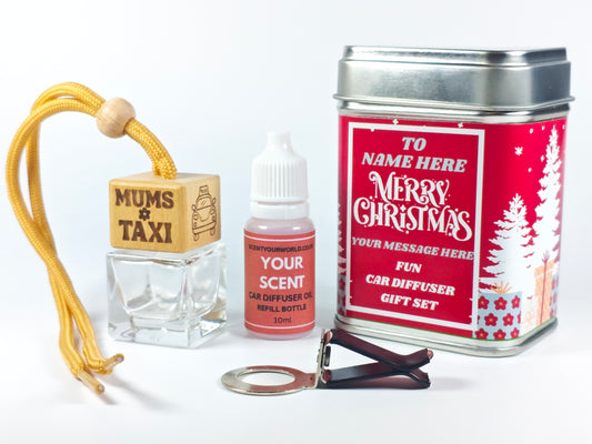Christmas car diffuser gift set - Mum's taxi