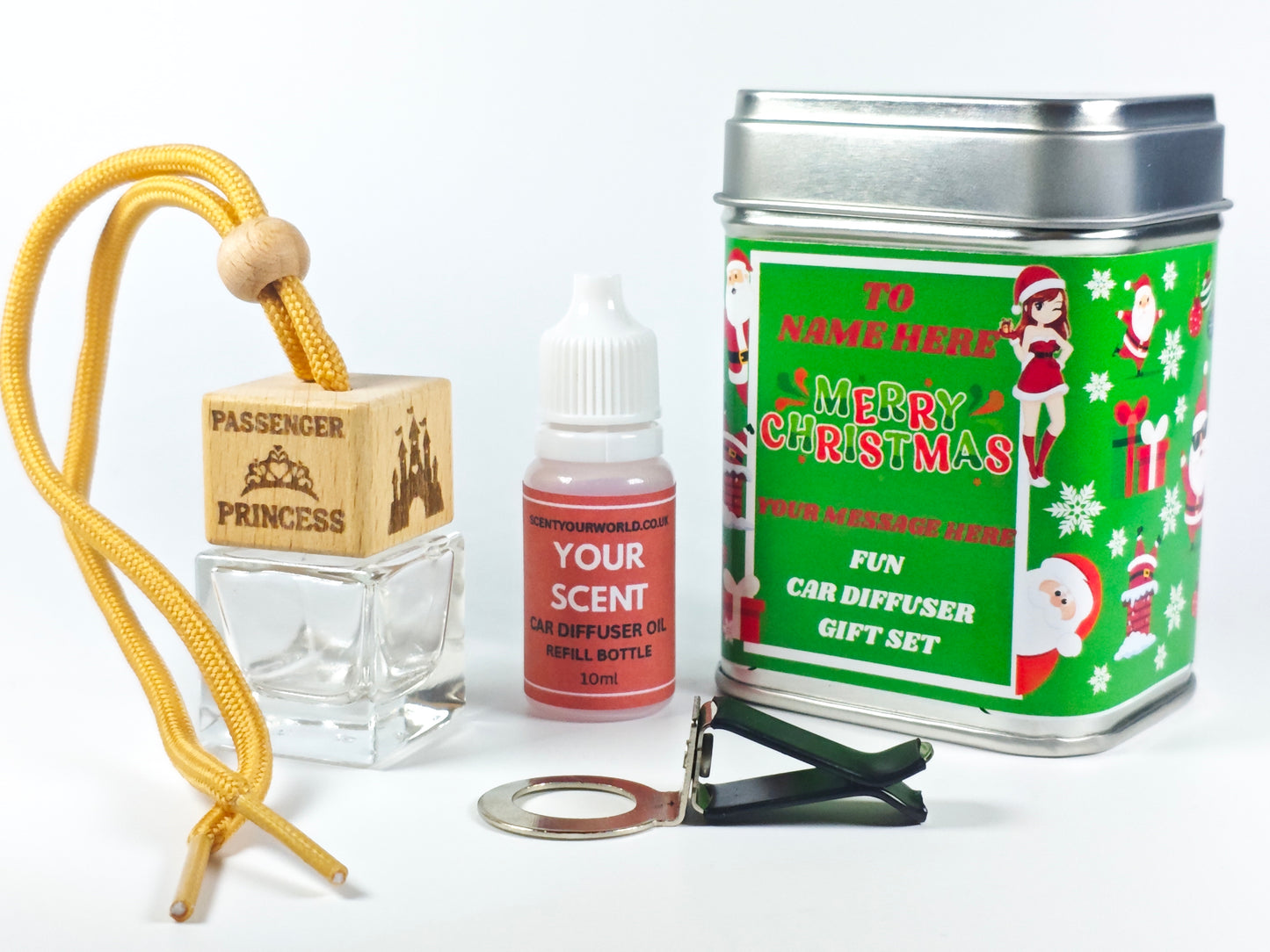 Christmas car diffuser gift set - Passenger princess