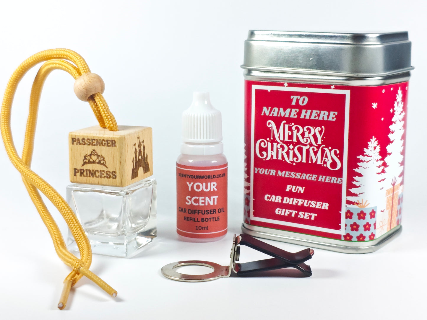 Christmas car diffuser gift set - Passenger princess