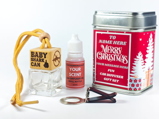Christmas car diffuser gift set - Baby shark can...