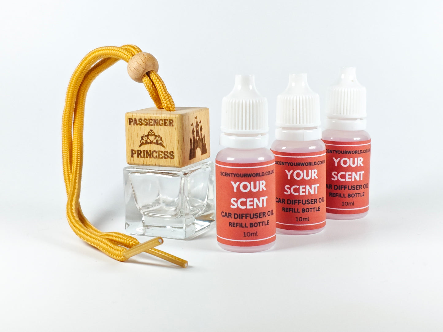 Fun refillable car diffuser - Passenger princess