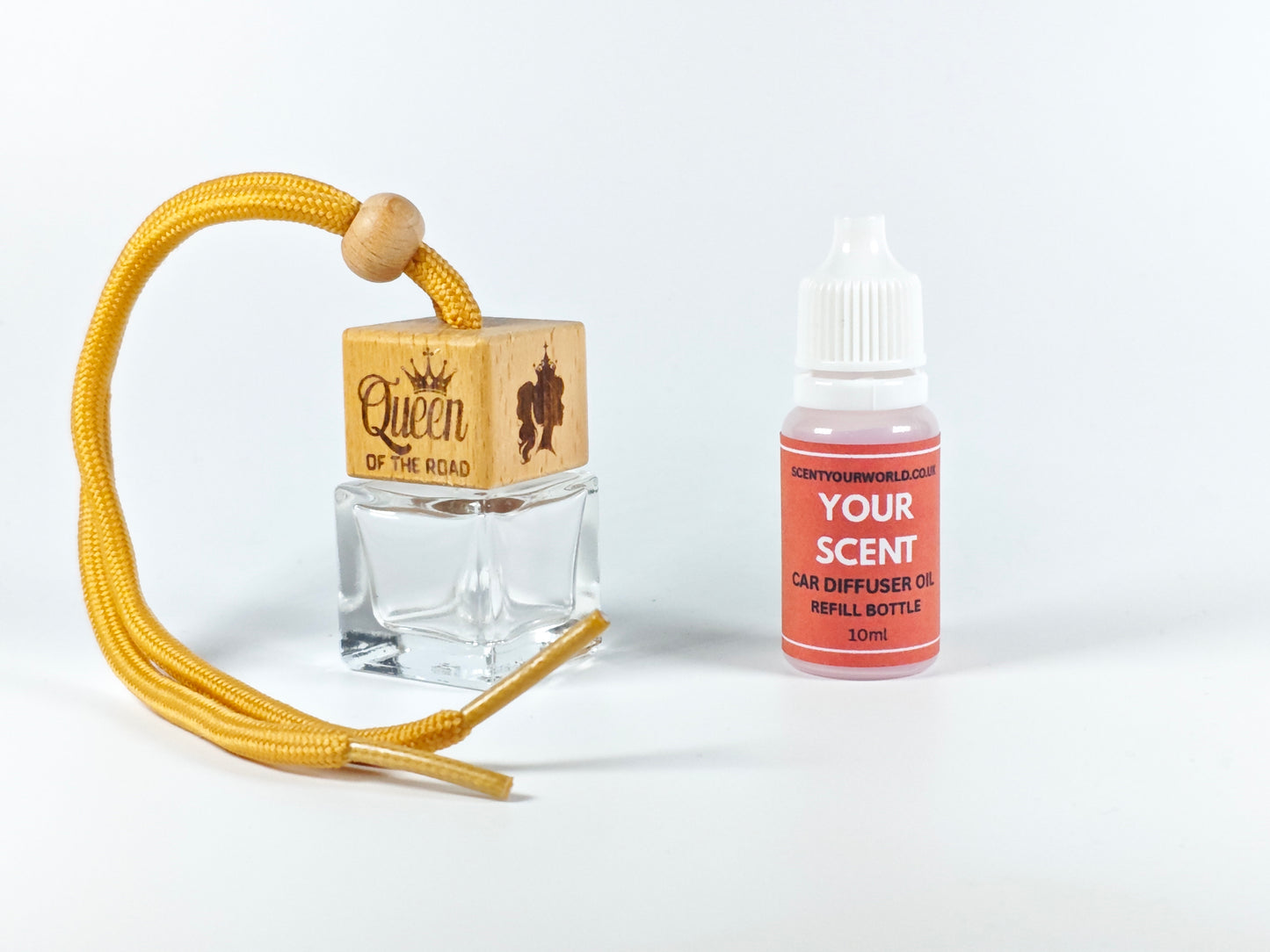 Fun refillable car diffuser - Queen of the road