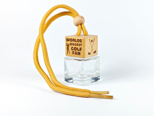 Fun refillable car diffuser - World's biggest golf fan
