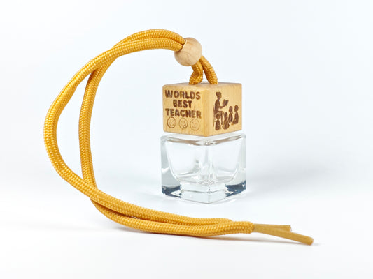Fun refillable car diffuser - World's best teacher