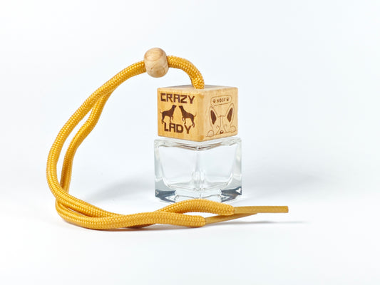 Fun refillable car diffuser - Crazy dog lady