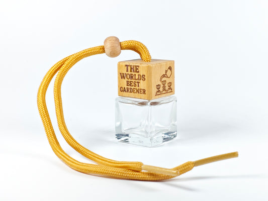 Fun refillable car diffuser - World's best gardener
