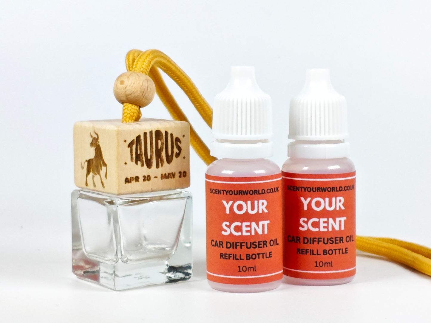 Taurus - Zodiac - Refillable car diffuser