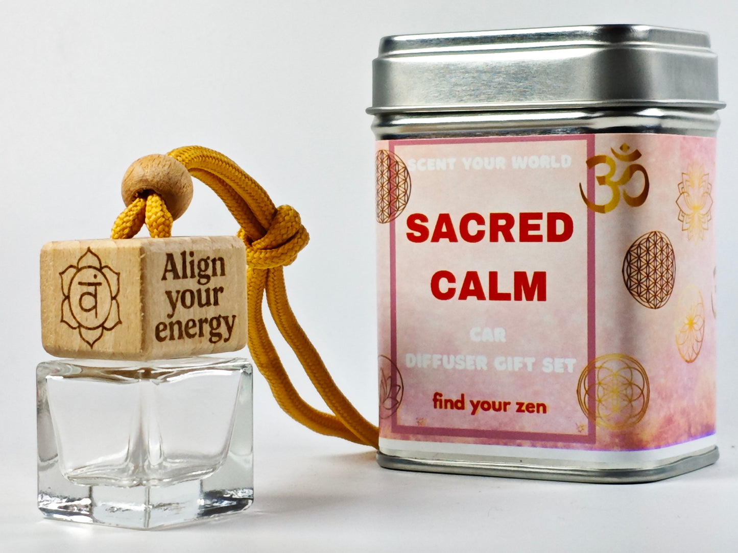 Chakra - Sacred - Refillable car diffuser