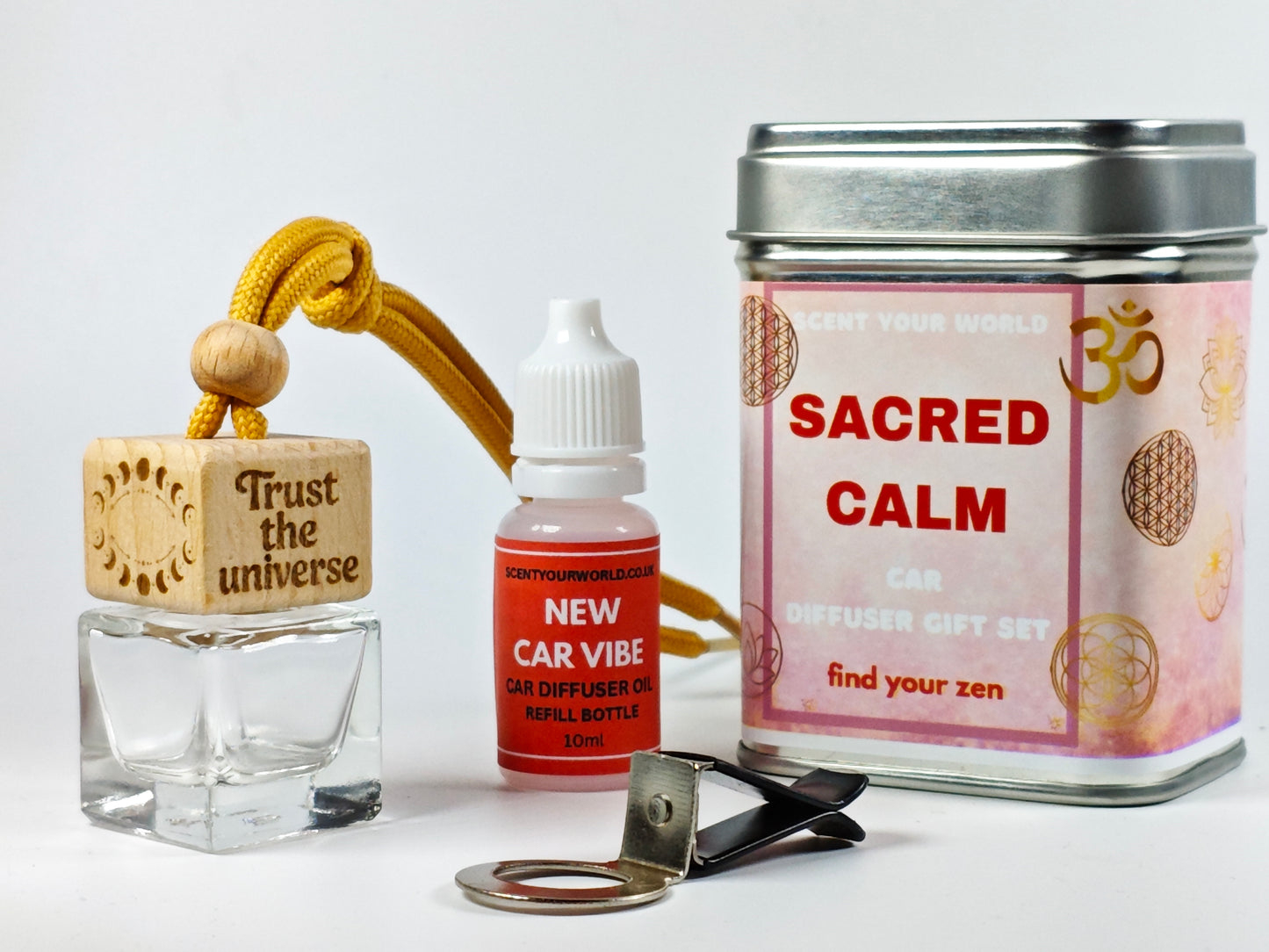 Moon phases - Sacred - Refillable car diffuser