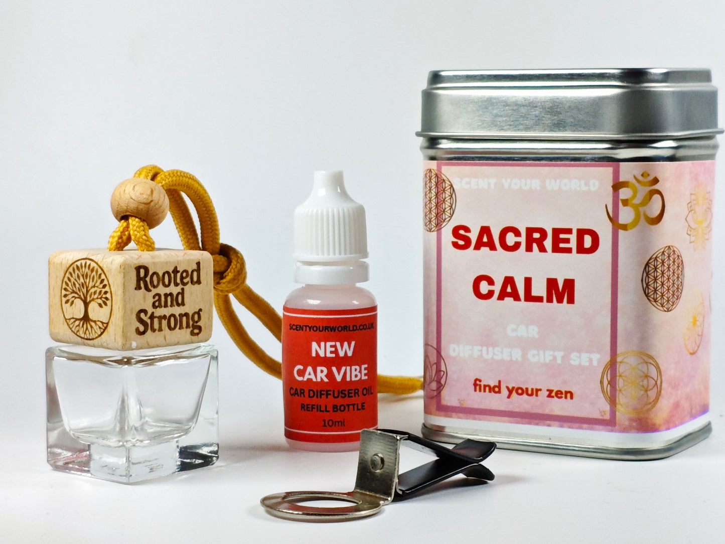 Tree of life - Sacred - Refillable car diffuser
