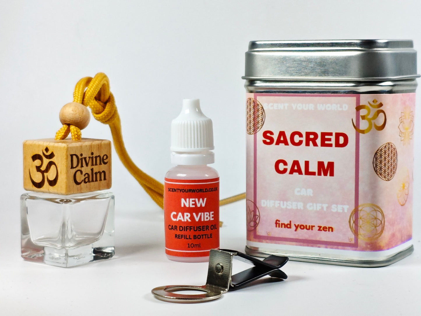 Om - Sacred - Refillable car diffuser